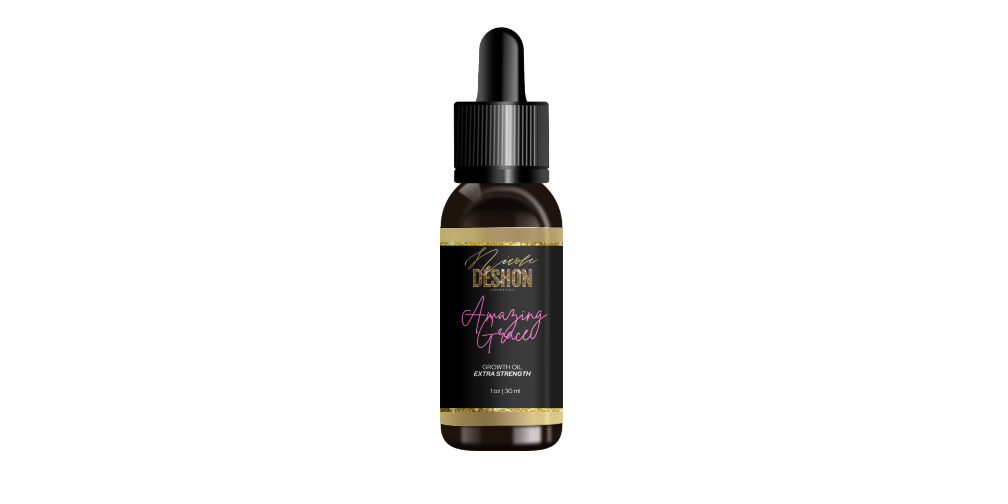 Nicole Déshon Amazing Grace Growth Oil Extra Strength – Herbal Hair Growth Elixir with Ayurvedic Botanicals
