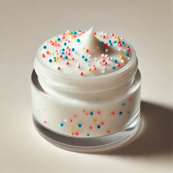 Nicole Déshon Birthday Cake Lip Smoothie – Sugar Lip Scrub with Honey and Milk